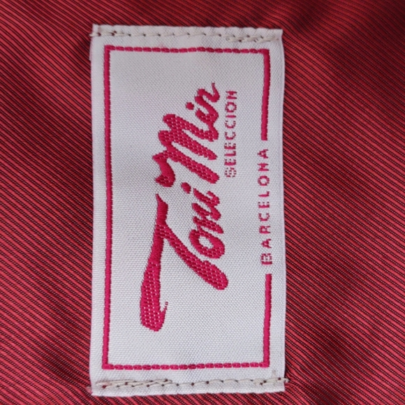 Vintage Toni Mir Red Leather jacket, Small (Euro size 42) - Picture 4 of 7